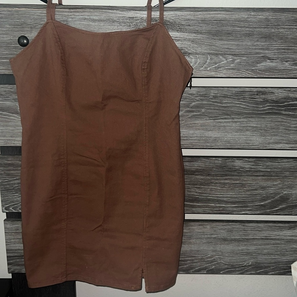 Brown Jean dress